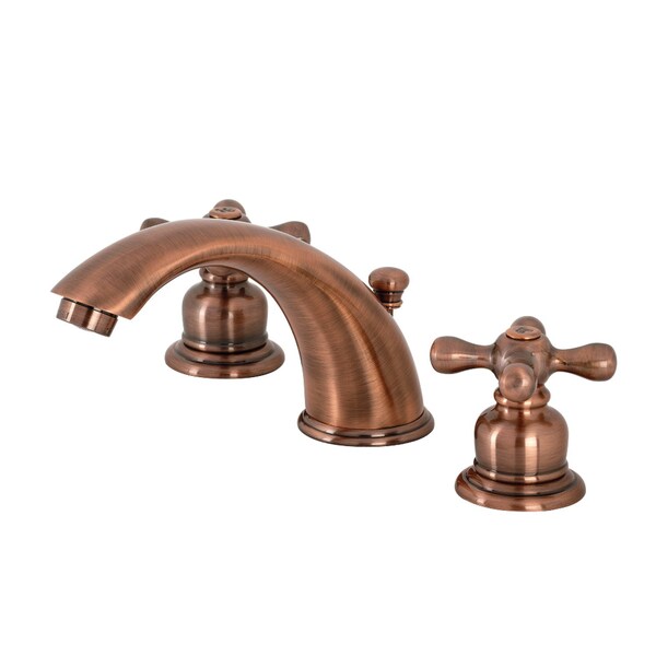 KB966AX Victorian Widespread Bathroom Faucet, Antique Copper